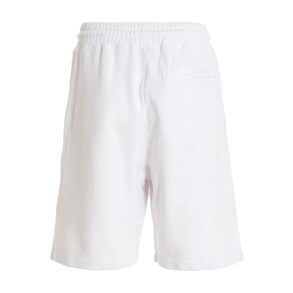 Marcelo Burlon Kruis Shorts met Logodetail White Heren