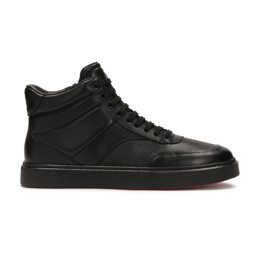 Kazar Zwarte sneakers met hoge schacht Heren Schoenen