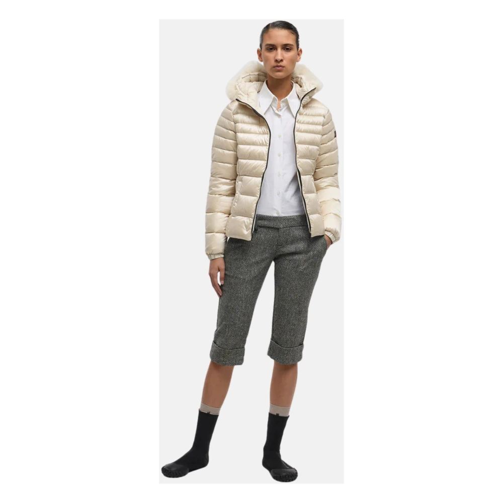 RefrigiWear Stijlvolle Winterjas Beige Dames