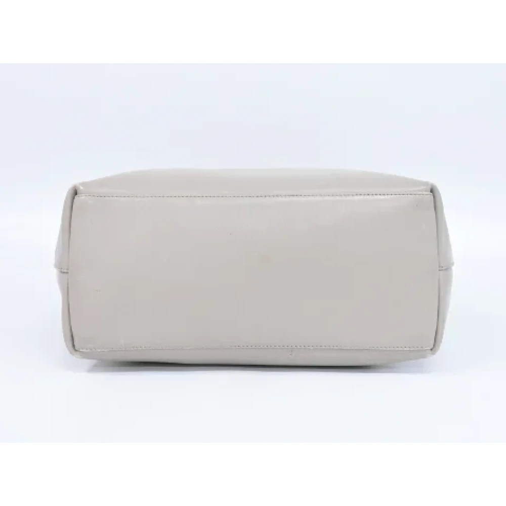 Gucci Vintage Pre-owned Leather gucci-bags Gray Dames