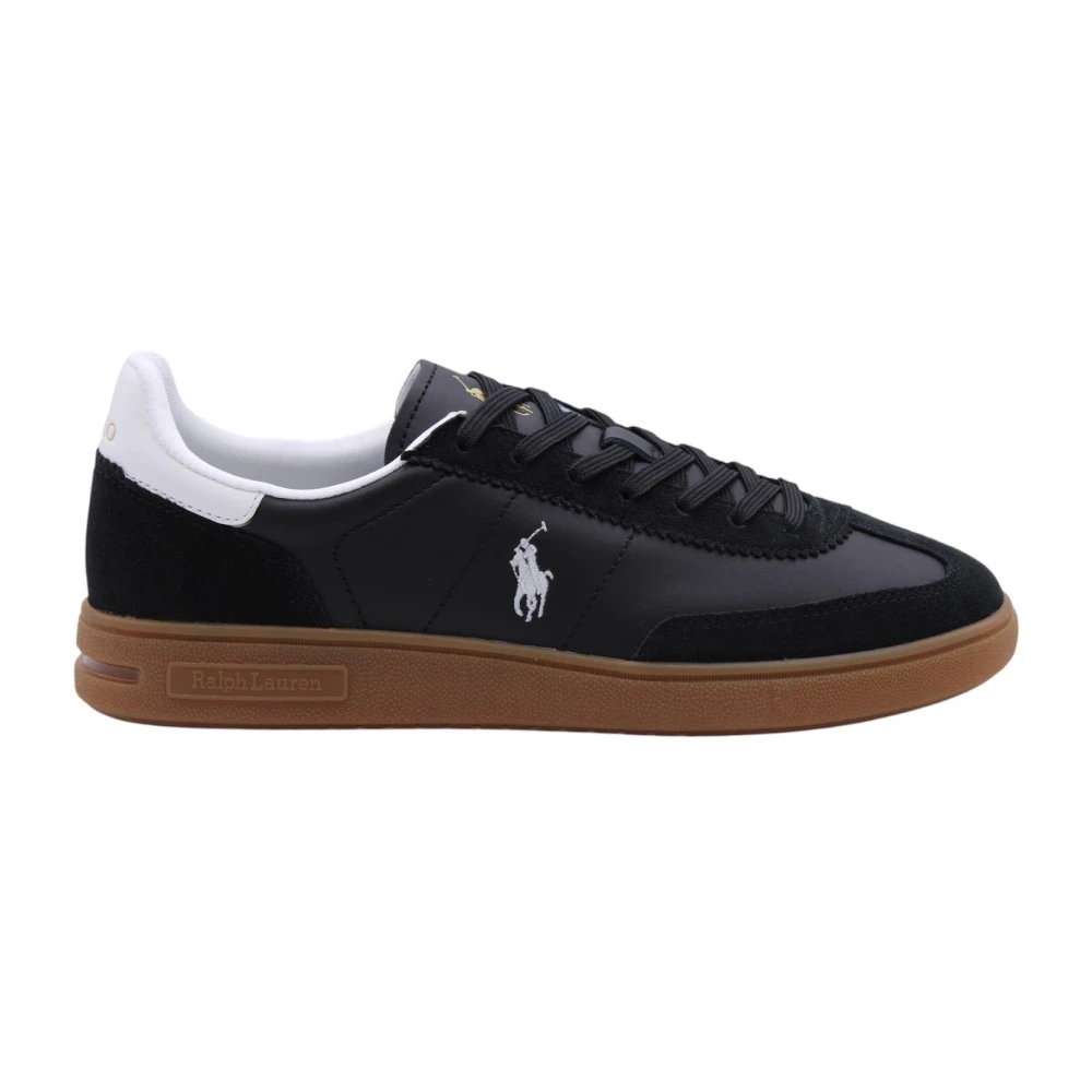 Polo Ralph Lauren Stijlvolle Sneaker Kerstkaart Heren Schoenen Zwart