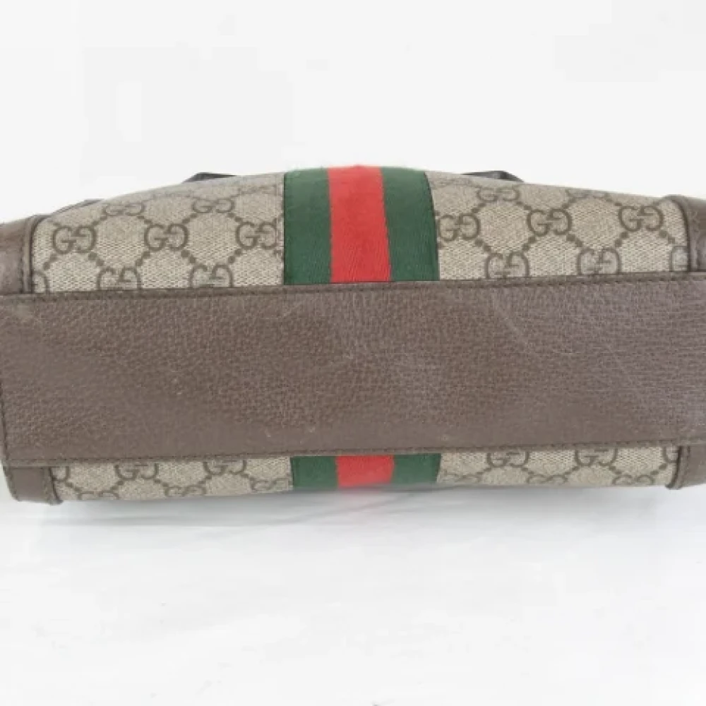 Gucci Vintage Pre-owned Canvas gucci-bags Brown Dames