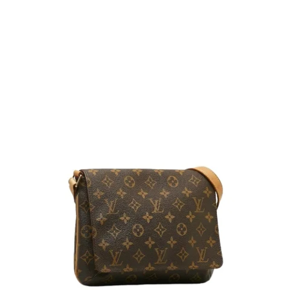Louis Vuitton Vintage Pre-owned Plastic shoulder-bags Brown Dames