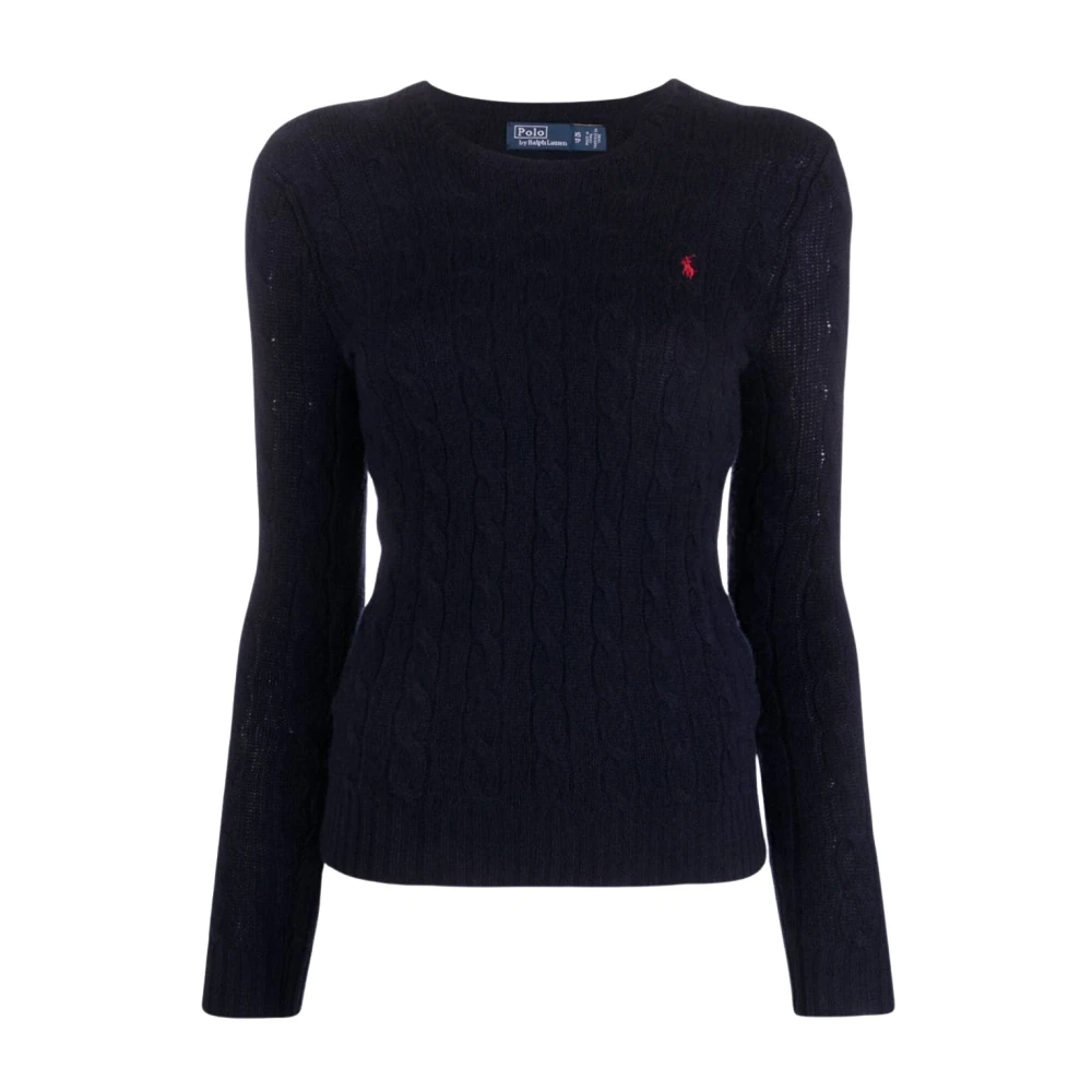 Polo Ralph Lauren Blue Round-Neck Knitwear - Female - Round-Neck Knitwear - L - Knitwear