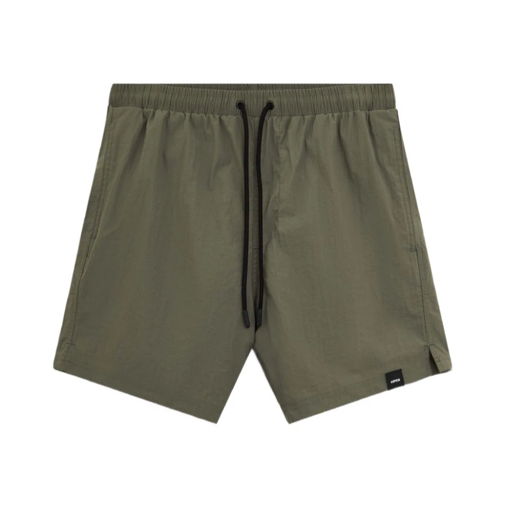 Aspesi Men's Green Casual Shorts, L, Nemo Bermuda