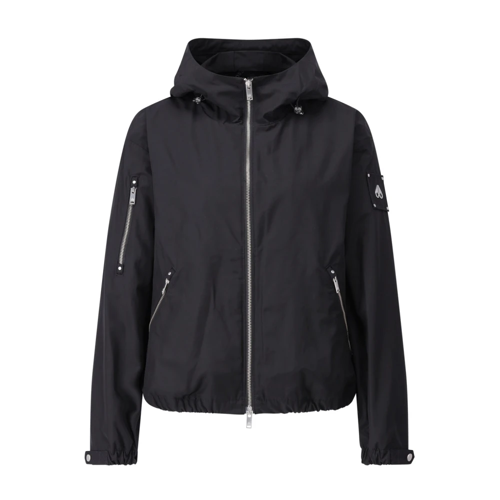 Moose Knuckles Waterafstotende capuchonblouson Black Dames