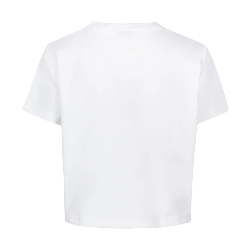 Magda Butrym Katoenen T-shirt met haakdetail White Dames