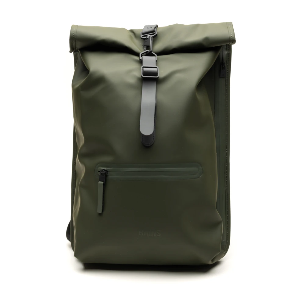 Rains Groene Rolltop Rugzak Tas Green Heren