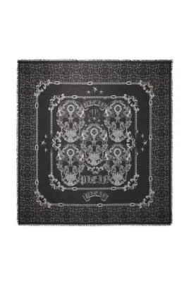 Scialle Nero Silky Scarf