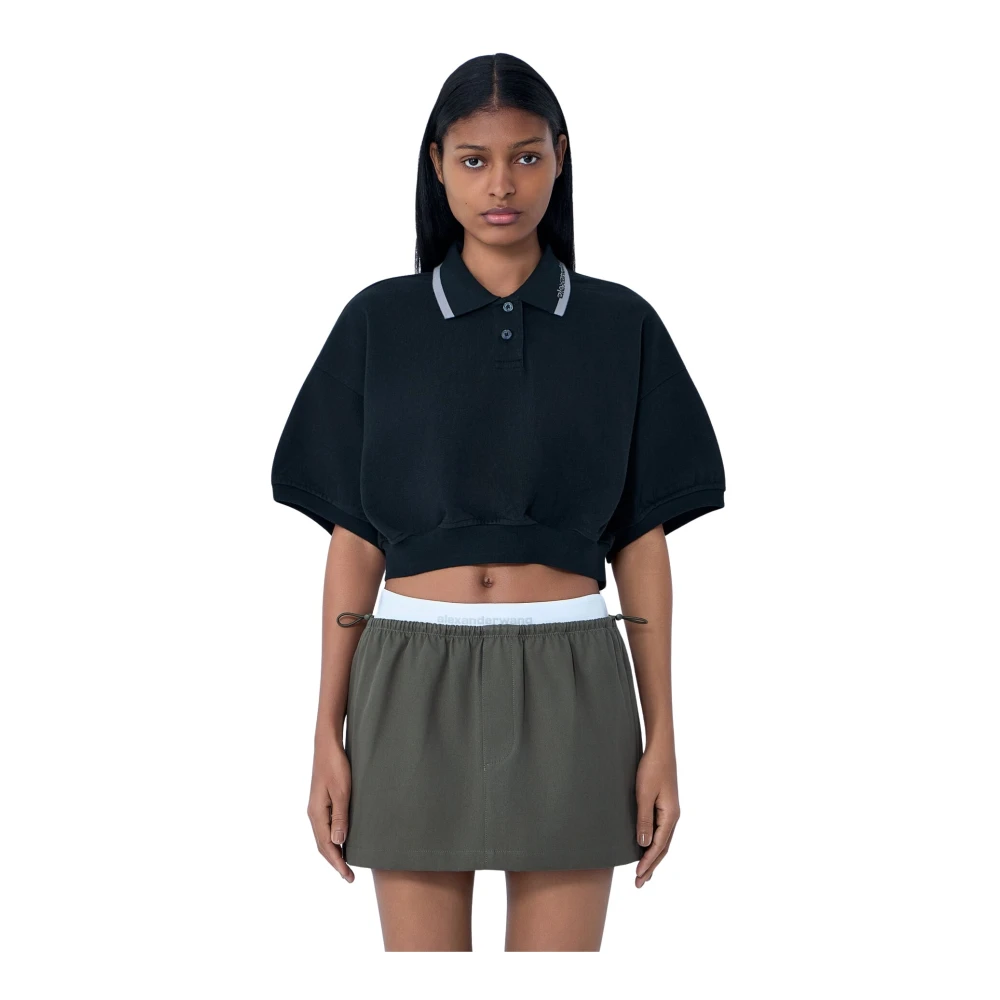 Alexander Wang Donna Nero Top, Xs, New,