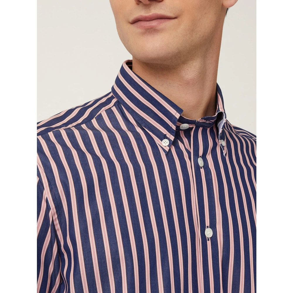 Harmont & Blaine Overhemden Blauw Blue Heren