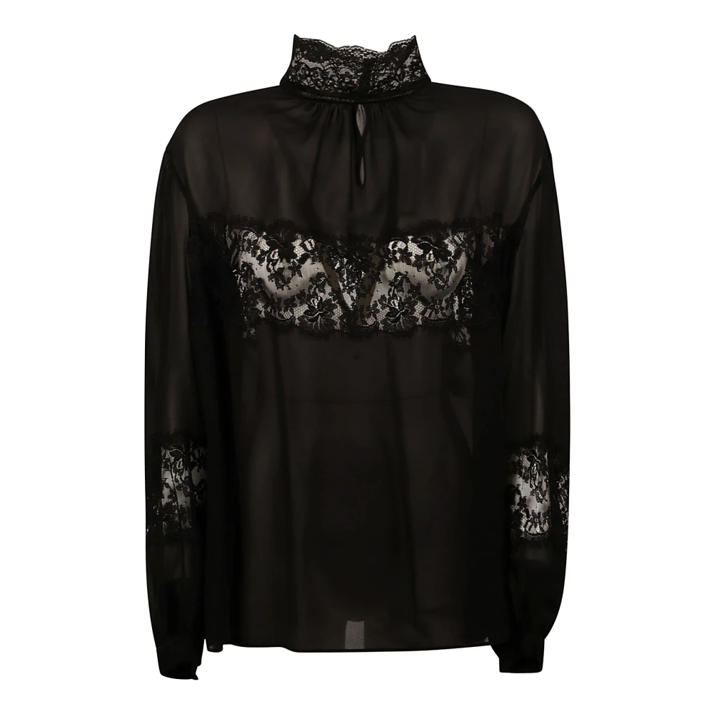 Dolce & Gabbana Zwarte Rokken Camicia Black Dames
