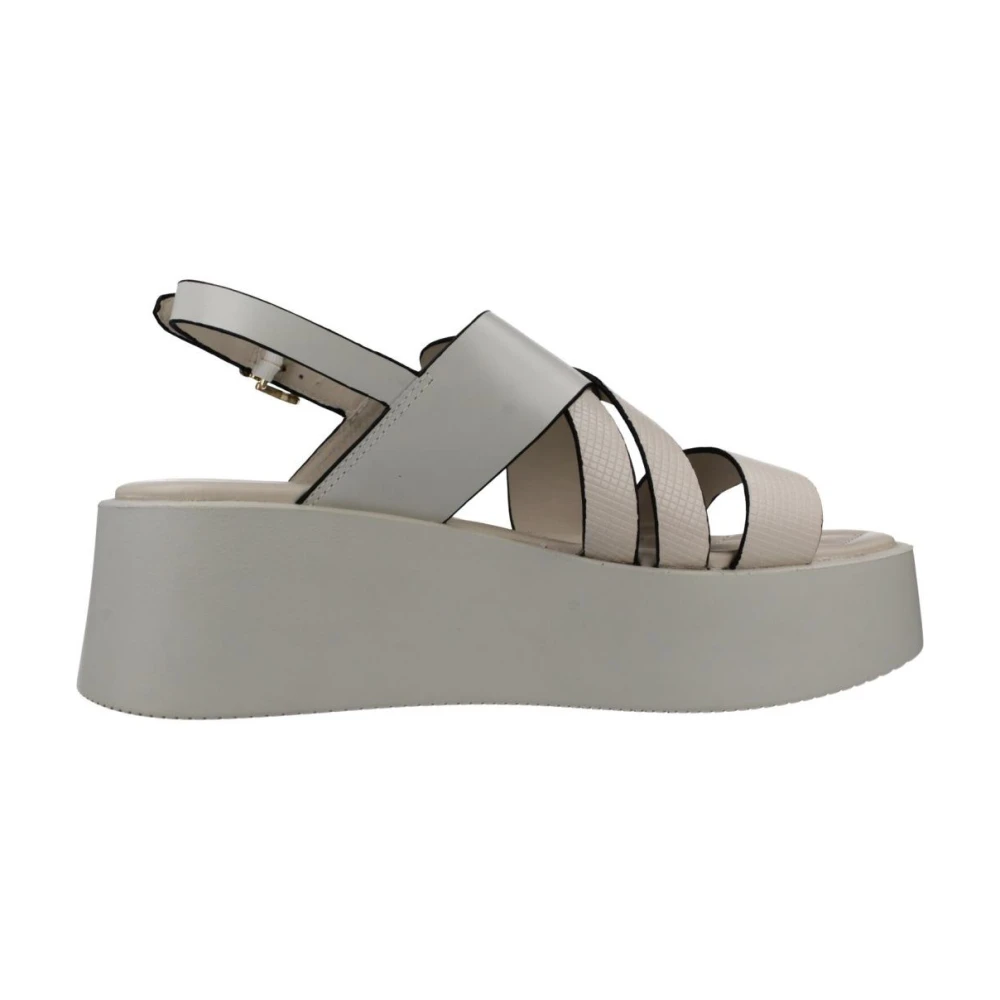 Stonefly Femme Beige - Compensées En Cuir Imprimé - Chaussures - Taille: 37 Eu