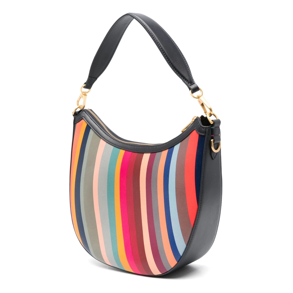 PS By Paul Smith Regenboog Gestreepte Leren Schoudertas Multicolor Dames