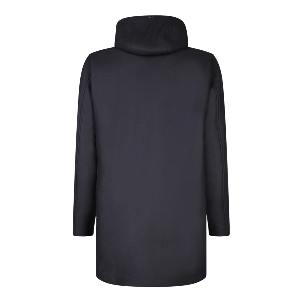 Herno Driekwart Jas Stijlvol Warm Blue Heren
