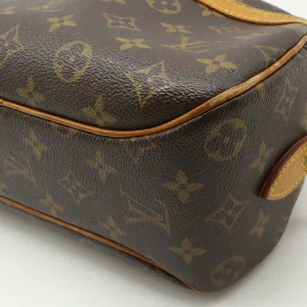 Louis Vuitton Vintage Pre-owned Fabric shoulder-bags Brown Dames