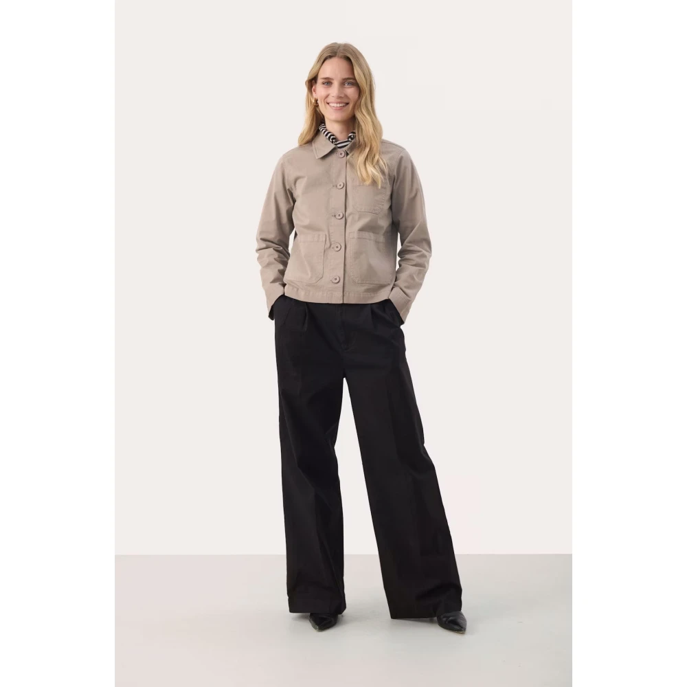 Part Two Woestijn Taupe Jas Tijdloze Stijl Brown Dames