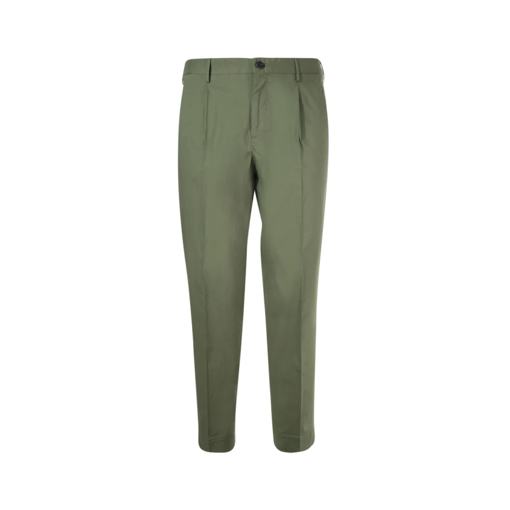 Incotex Suit Trousers Green Heren