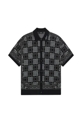 MA Quad Checker Crochet Shirt
