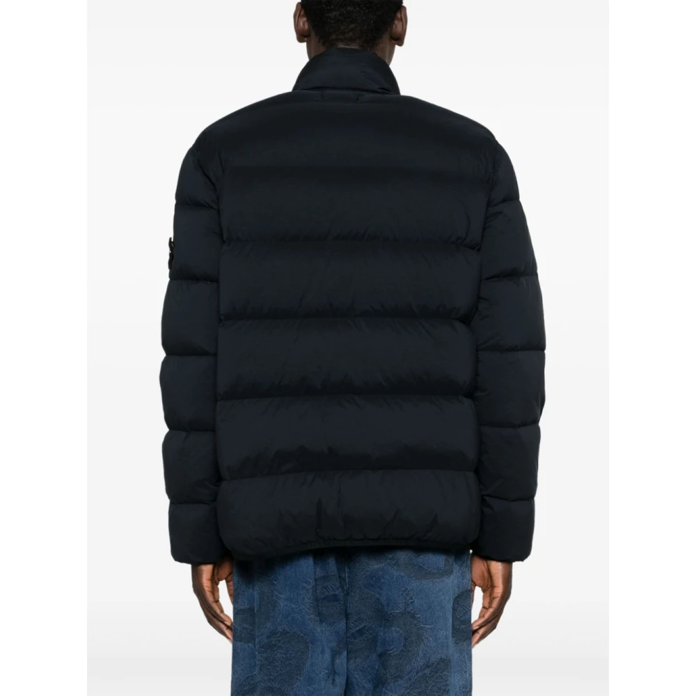 Stone Island Stijlvolle Winterjas Blue Heren