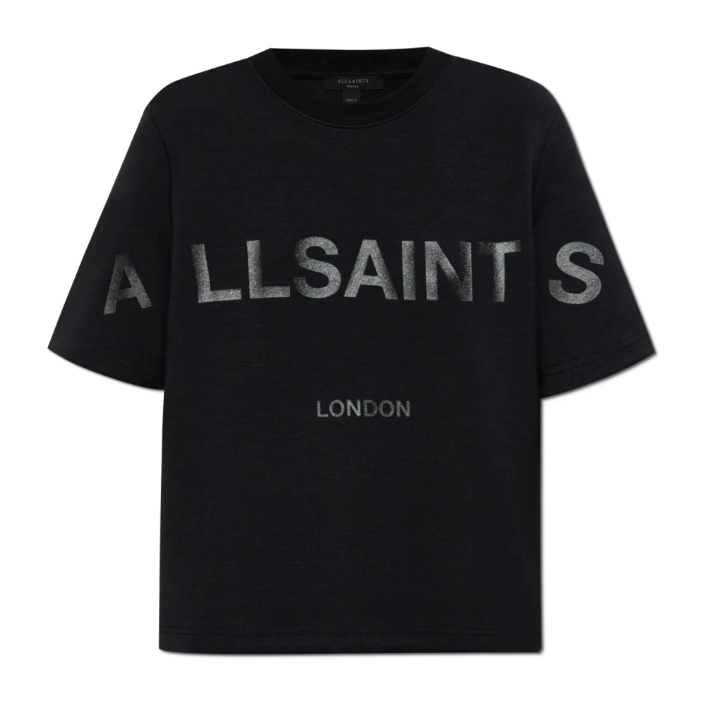 AllSaints T-shirt Lini Black Dames