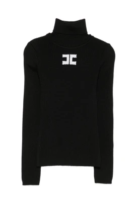 Polotröja med broderad logotyp