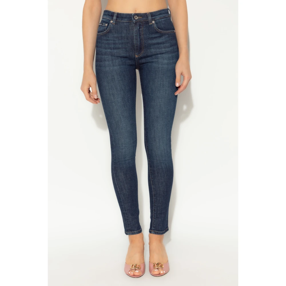 Dolce & Gabbana Tapered leg jeans Blue Dames
