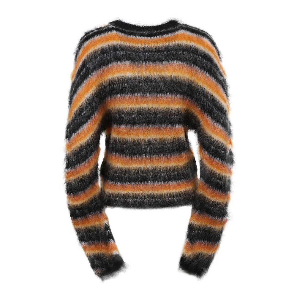 Marni Zwarte Rondehals Sweater Black Dames