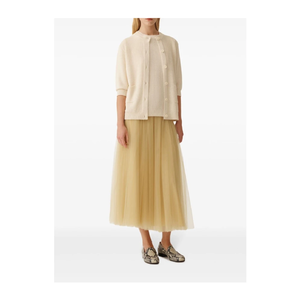 Fabiana Filippi Stijlvolle Gebreide Collectie Beige Dames