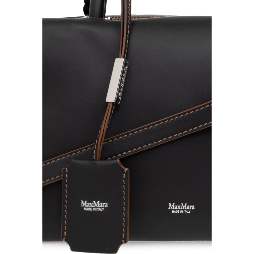 Max Mara Schoudertas Holdallm Black Dames