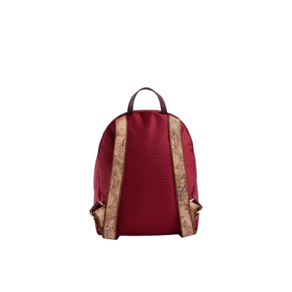 Alviero Martini 1a Classe Stijlvolle Rugzak voor Dagelijks Gebruik Red Dames