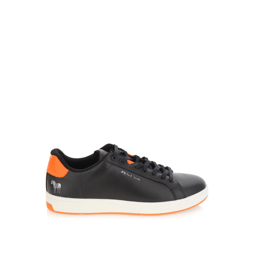 PS By Paul Smith Albany leren sneakers Heren Schoenen Zwart