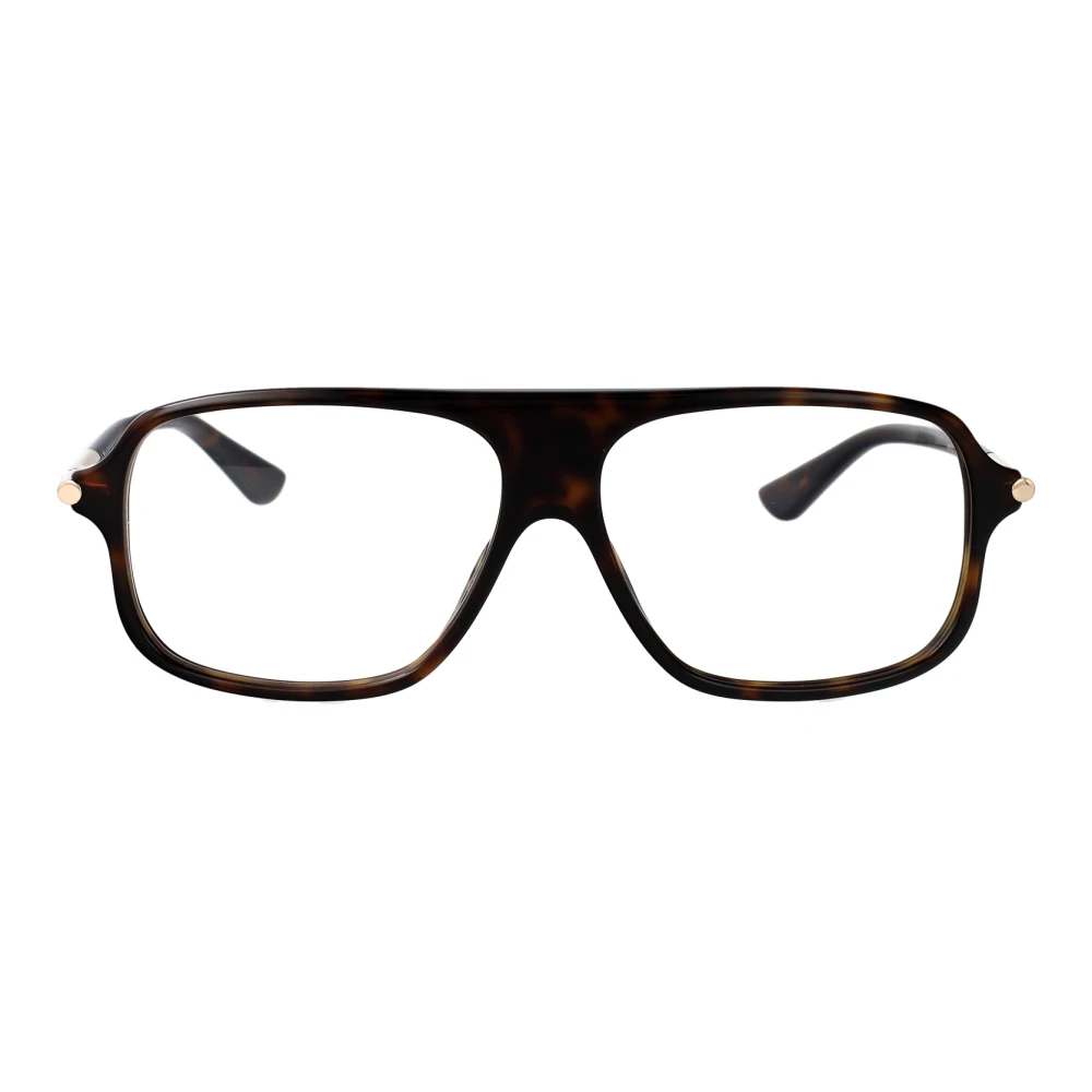 Alexander Mcqueen Men's Brown Glasses, 57 Mm, Am0555o Optical Frame