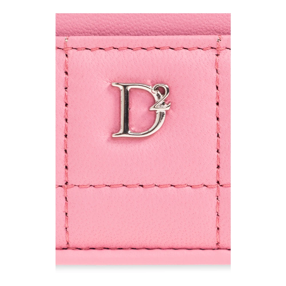 Dsquared2 Kaarthouder met logo Pink Dames