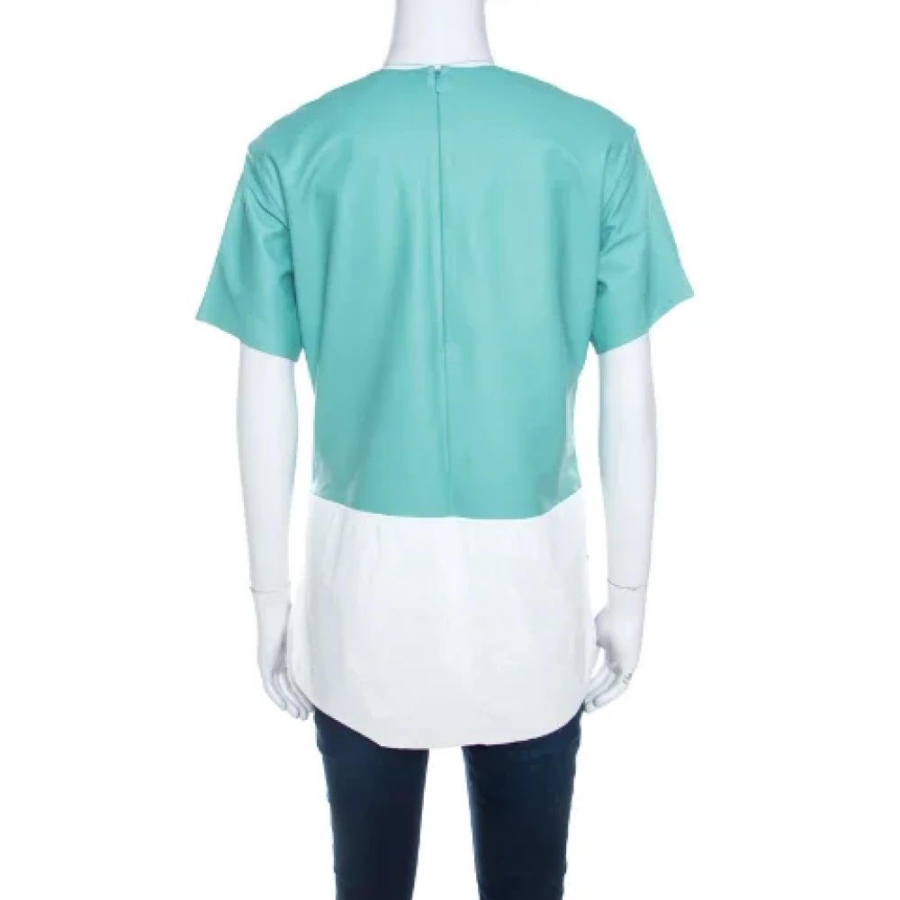 Alexander Wang Pre-owned Leather tops Green Dames
