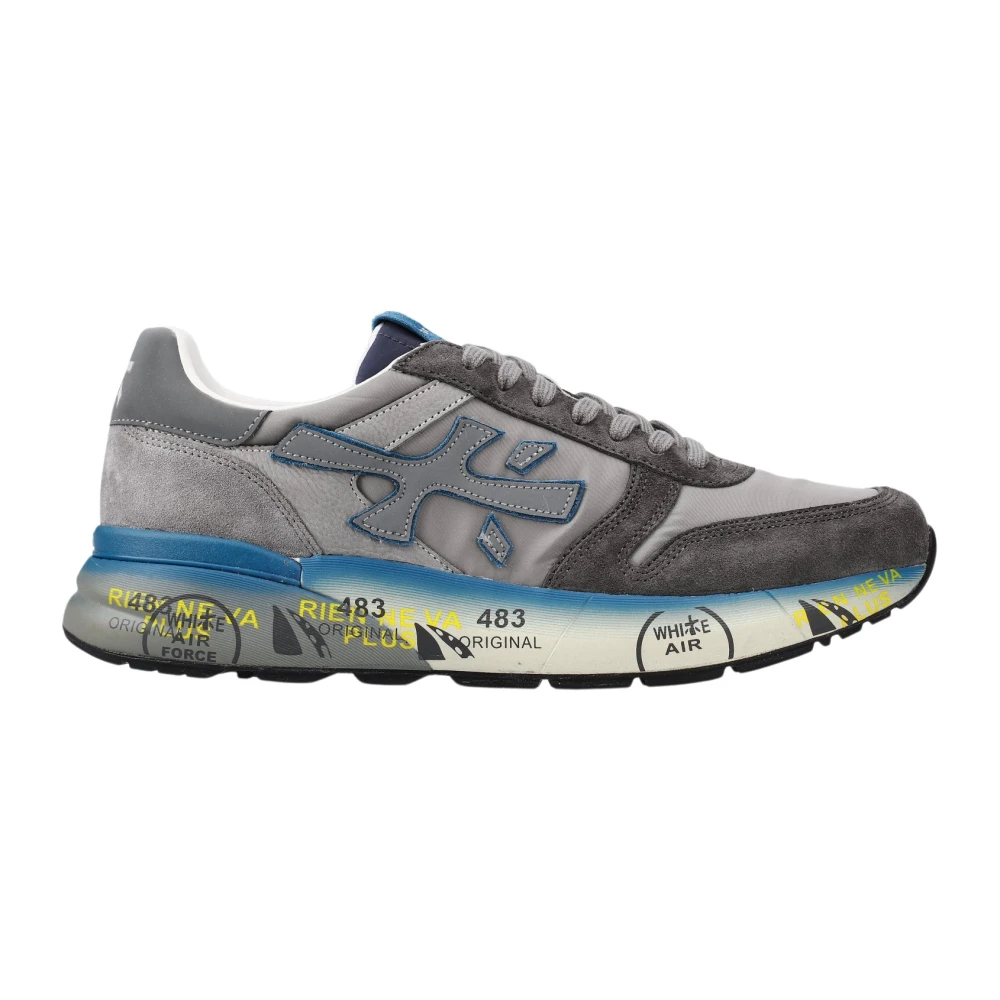 Premiata Men's Gray Sneakers, 8 Uk, Mick 7865 Trainers