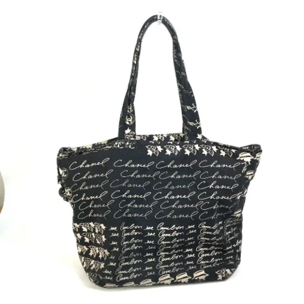 Chanel Vintage Pre-owned Fabric chanel-bags Black Dames
