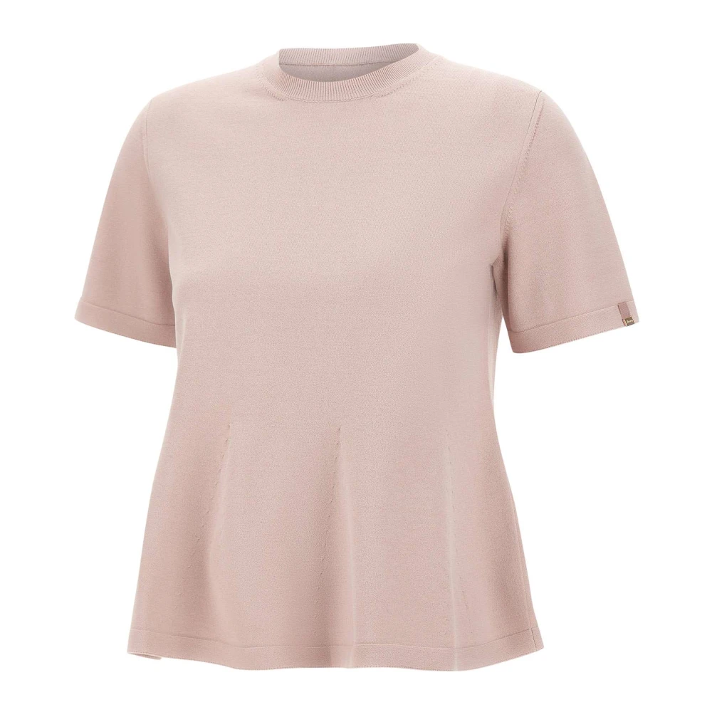 Herno Femme Rose Tops, Taille: 38 Fr T-Chemises