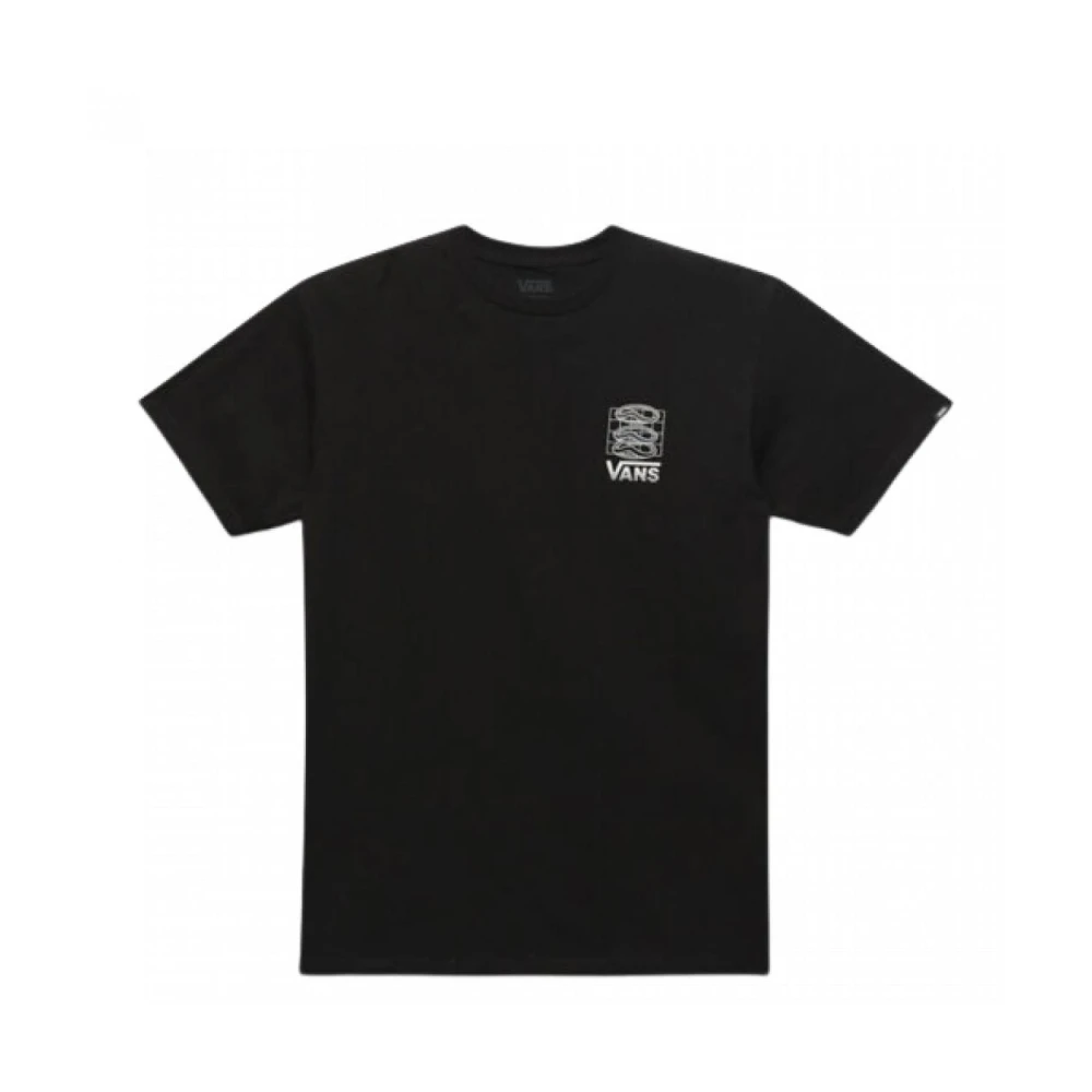Vans Grafisch Katoenen T-shirt Black Heren