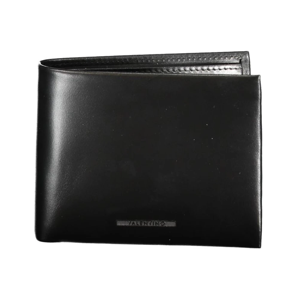 Valentino by Mario Valentino Zwarte leren portemonnee met RFID-bescherming Black Heren