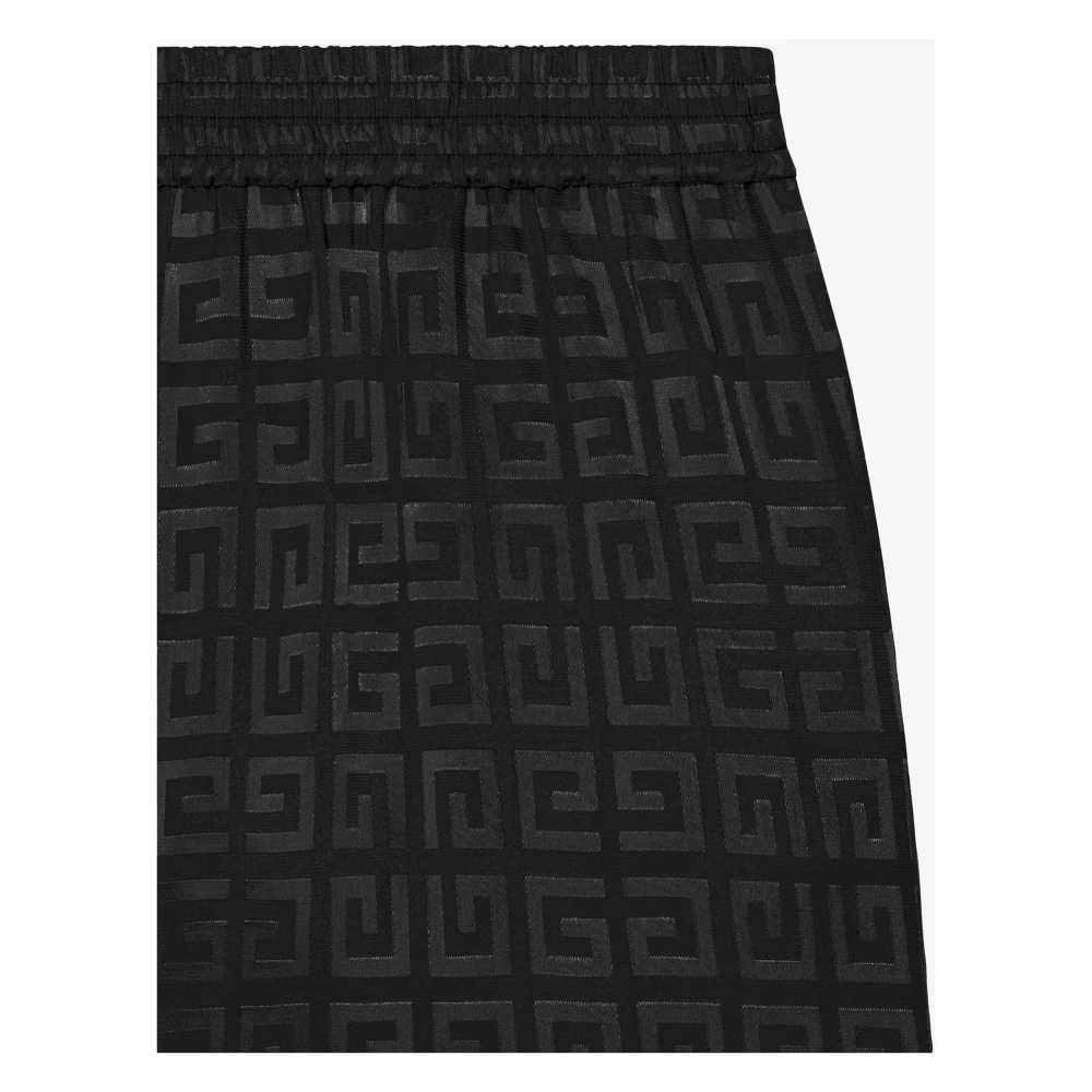 Givenchy Korte shorts met all-over 4G-patroon Black Dames