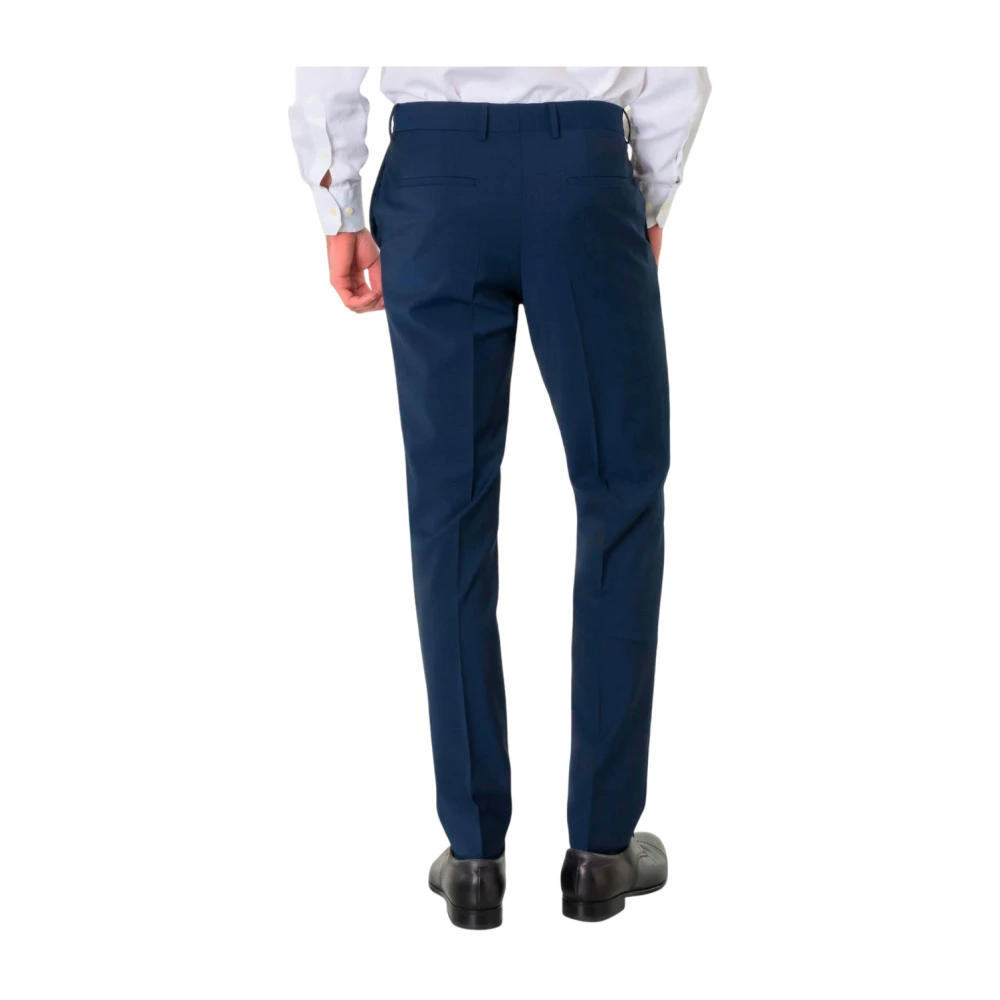 Boss Navy Blauw Single-Breasted Pak Blue Heren