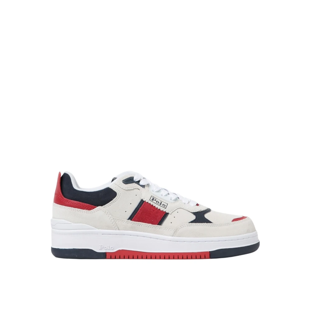 Polo Ralph Lauren Uomo Multicolor Sneakers Basse Con Lacci Per Masters