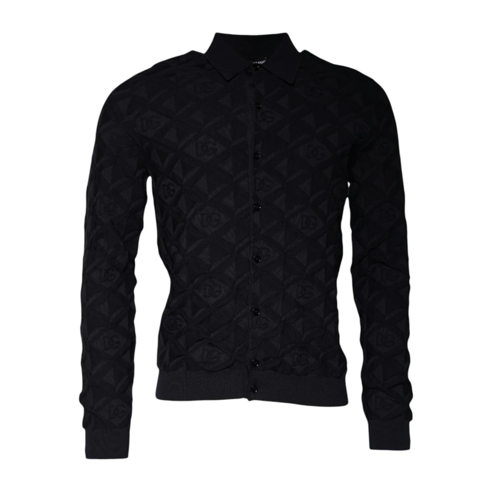 Dolce & Gabbana Men's Black Cardigan - Cardigans - M - Knitwear
