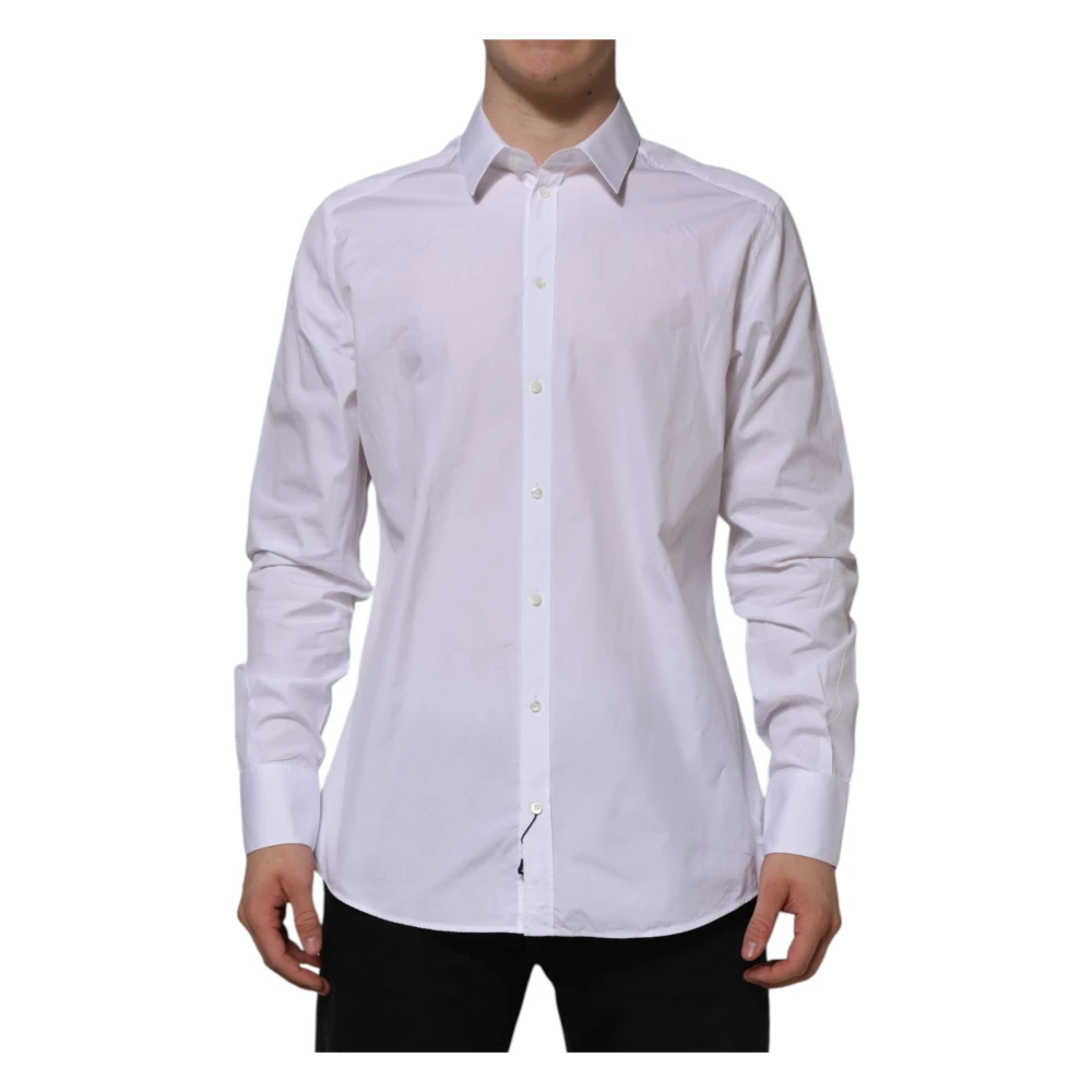 Dolce & Gabbana Homme Blanc Chemises, Taille: 3XL Chemise Habillée