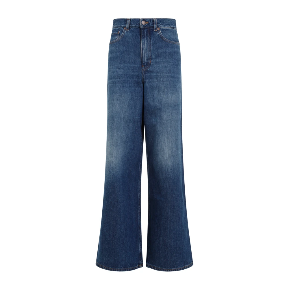 Chloé , Wide Jeans, Female, Blue, W26, Blue Wide Leg Denim Jeans