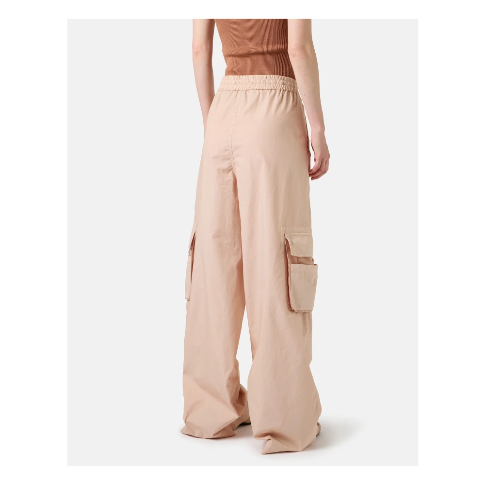 Iceberg Blush parachute canvas cargo fit broek Pink Dames