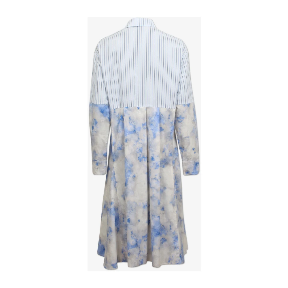 BAUM UND PFERDGARTEN Wolk Gestreepte Katoenen A-lijn Jurk Multicolor Dames