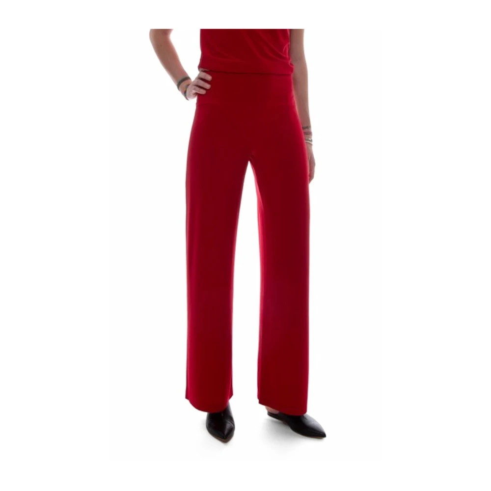 Norma Kamali Rode Stijlvolle Jurk Red Dames
