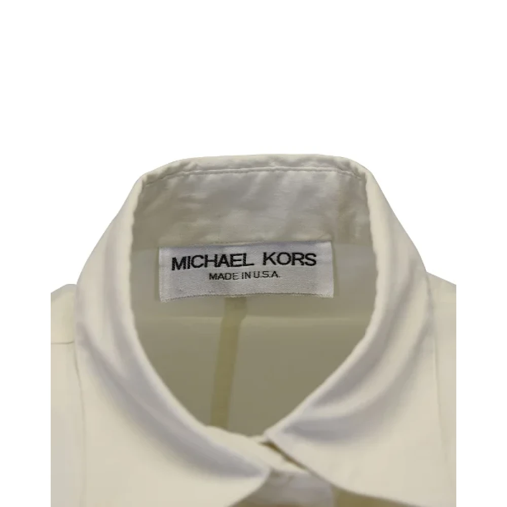 Michael Kors Pre-owned Cotton tops Beige Dames